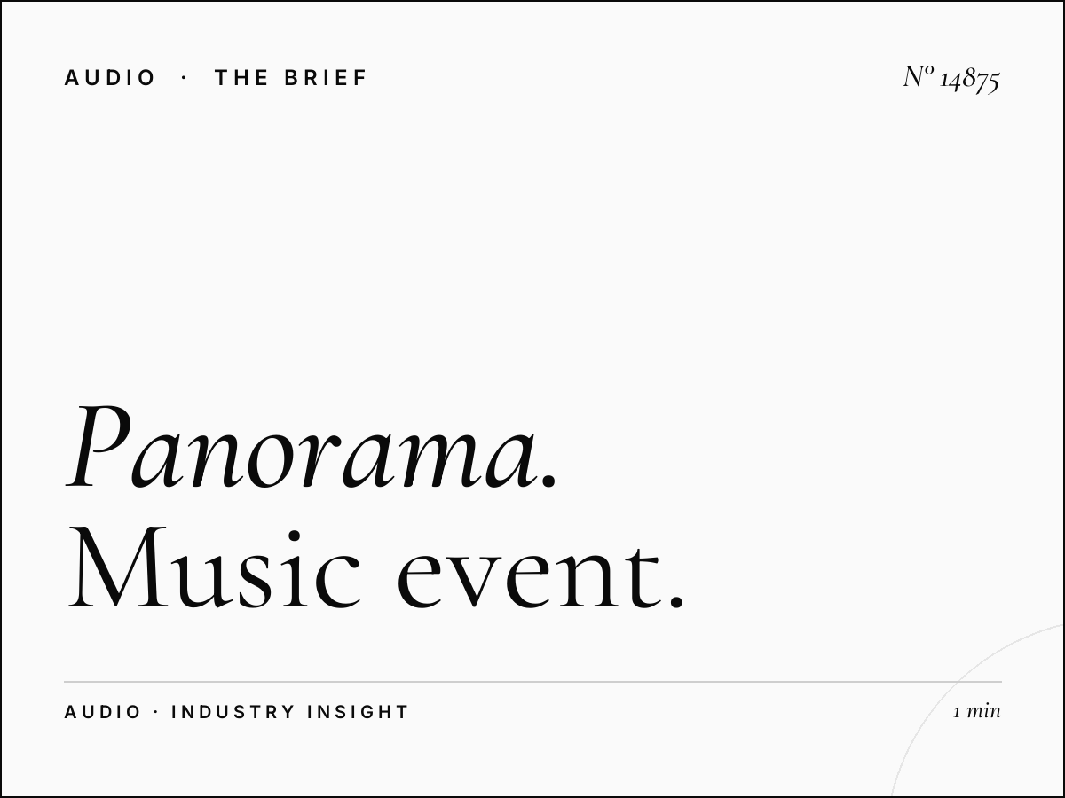 Panorama FM 96 Concert Promotion: Music Event Marketing