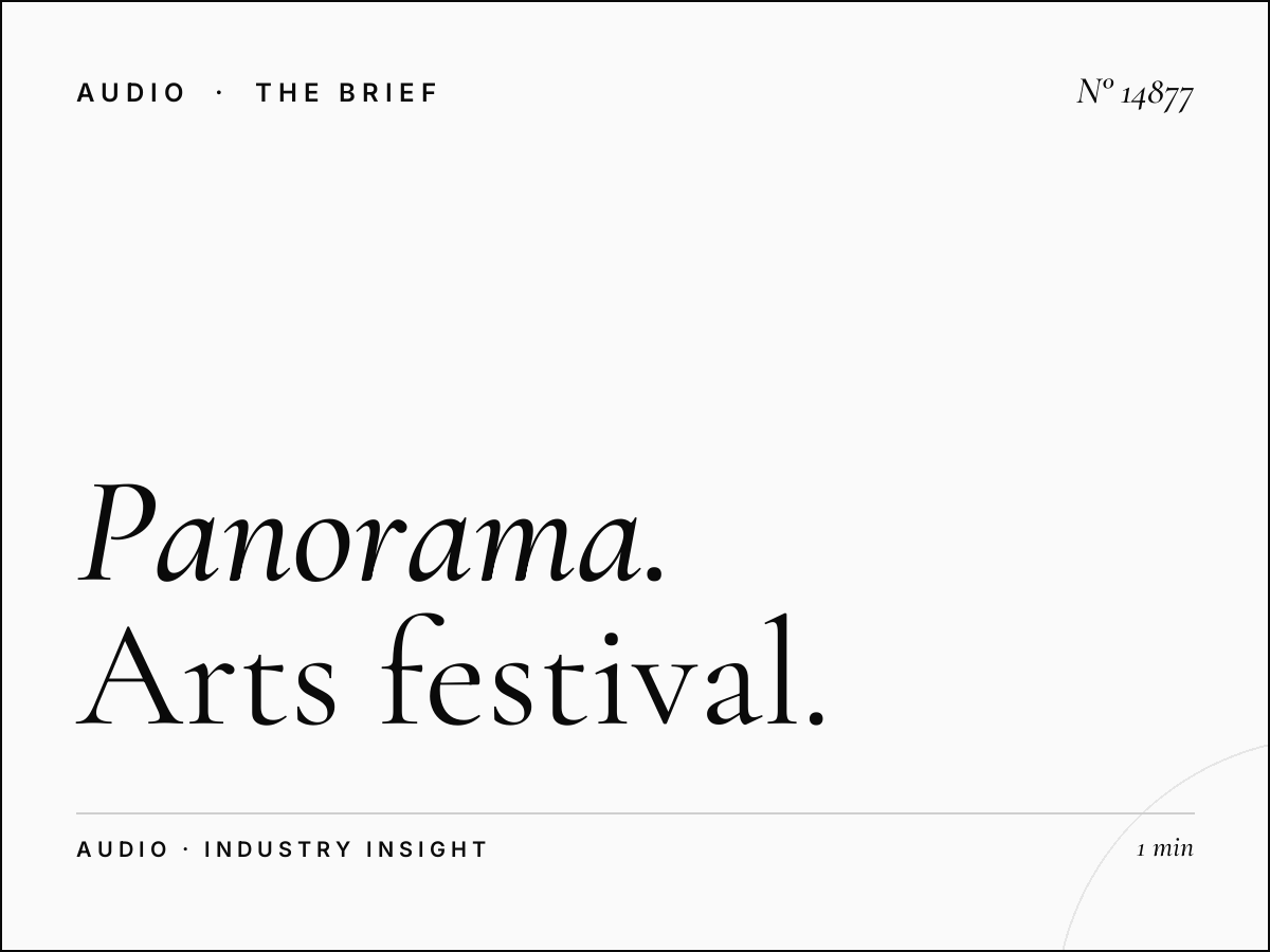 Panorama FM 96 Cultural Events: Arts Festival Promotion