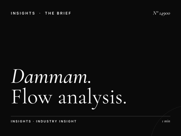 Dammam Khobar Digital Mezah Traffic: Flow Analysis