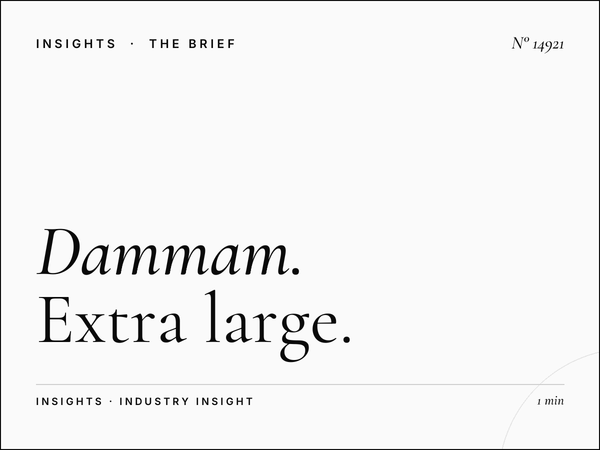 Dammam Khobar Static Mega Size: Extra Large Specifications for Maximum Brand Visibility