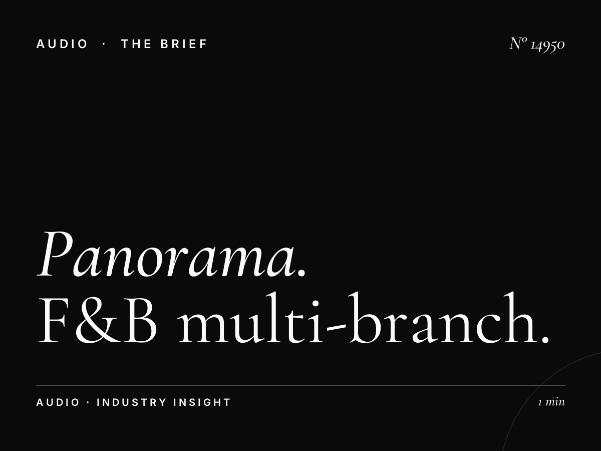 Panorama FM 96 Restaurant Chains: F&B Multi-Branch Radio Advertising That Delivers Results