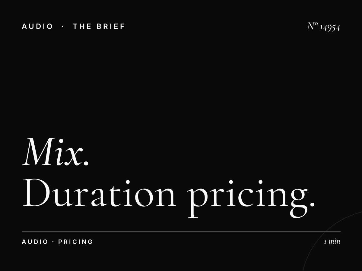 Mix FM 98 Monthly Rates: Duration Pricing Structure