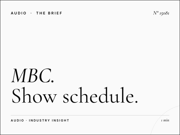MBC FM 102 Programming: Show Schedule Format