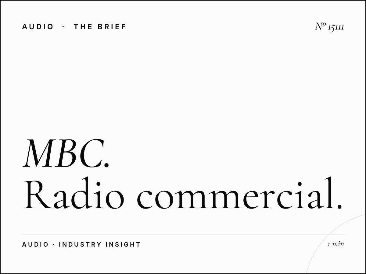 MBC FM 102 Creative Production: Radio Commercial Creation