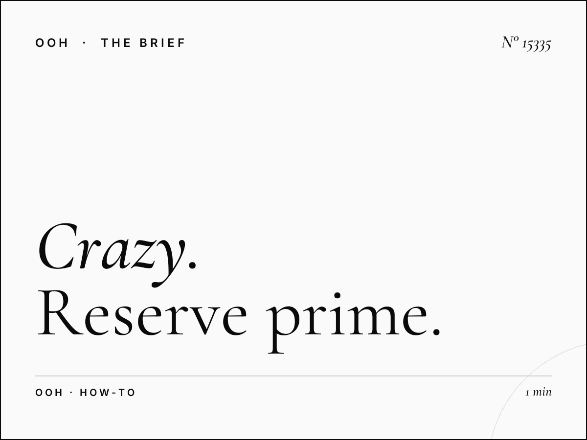 Crazy Static Billboard Booking: How to Reserve Prime Outdoor Advertising Space