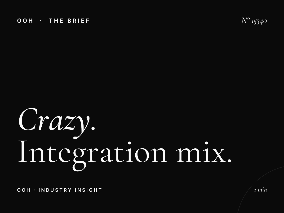 Crazy Billboard Marketing Qatar: Integration Mix