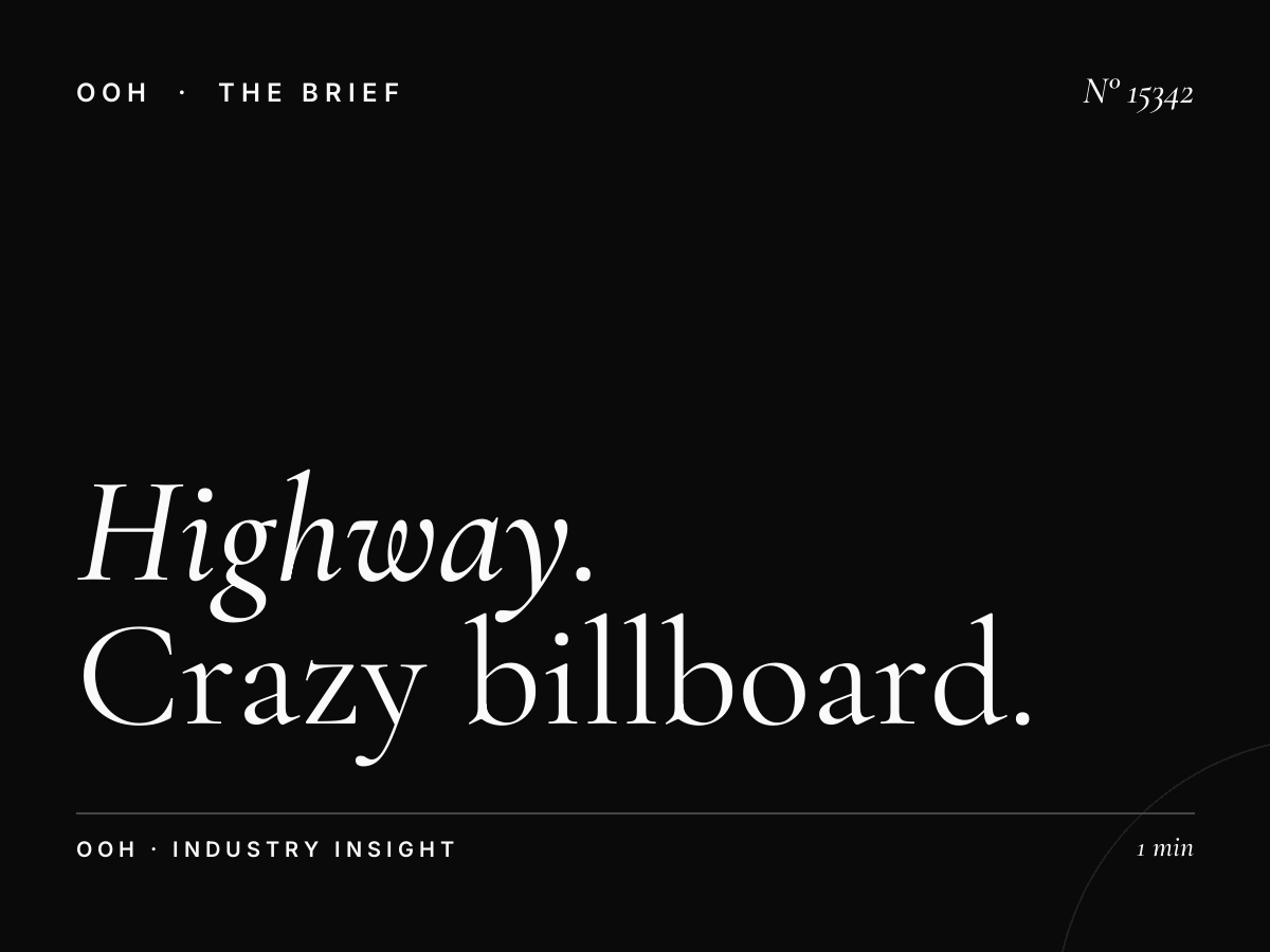 Highway Billboard Branding: Crazy Billboard Awareness
