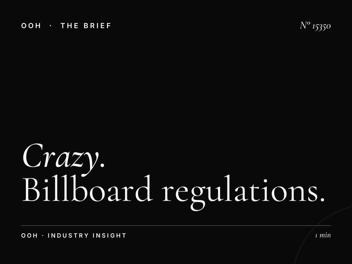 Crazy Static Billboard Permits: Billboard Regulations