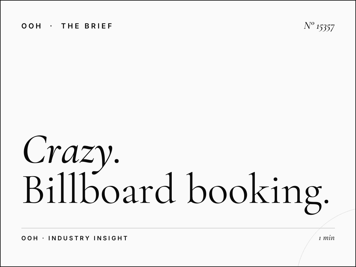 Crazy Static Billboard Contracts: Billboard Booking Terms
