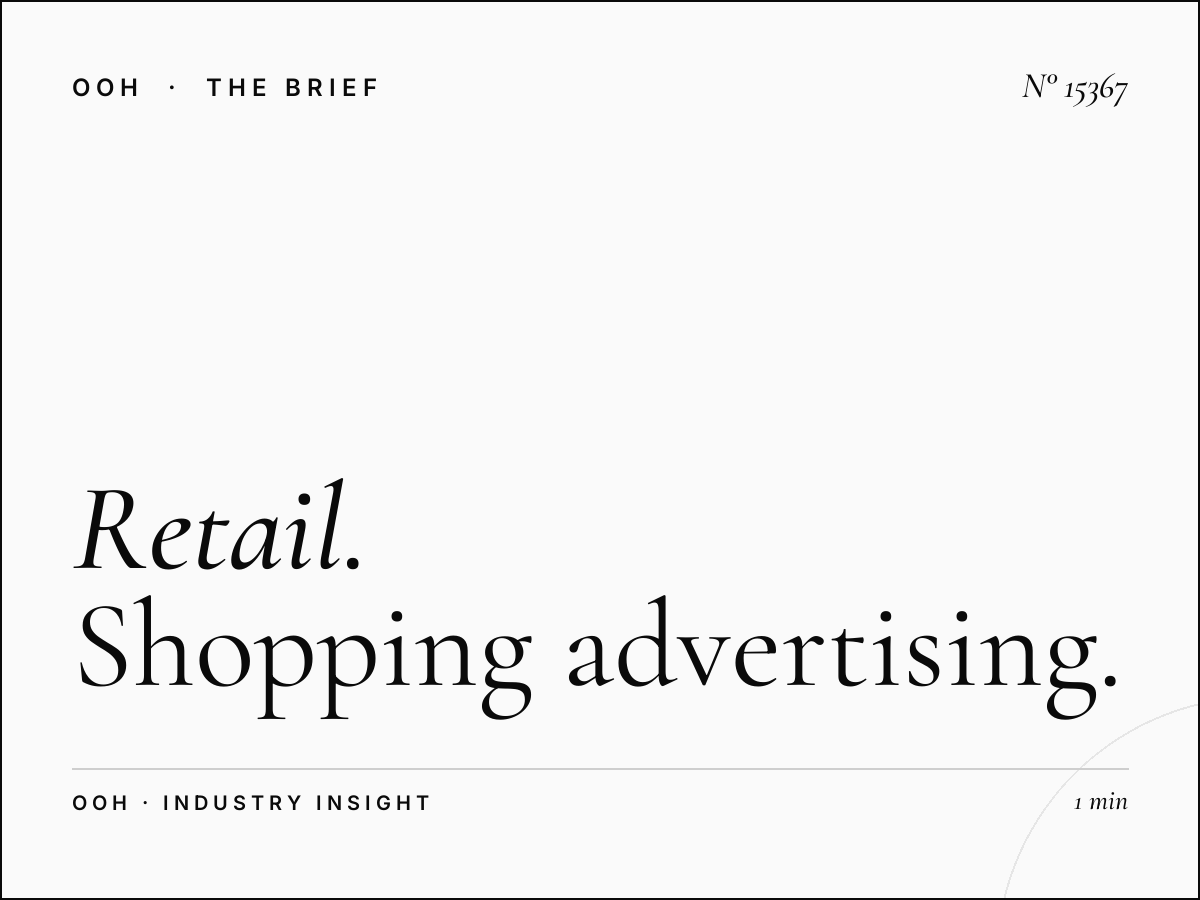 Retail Brands Crazy Billboard: Shopping Advertising That Stops Traffic and Drives Sales