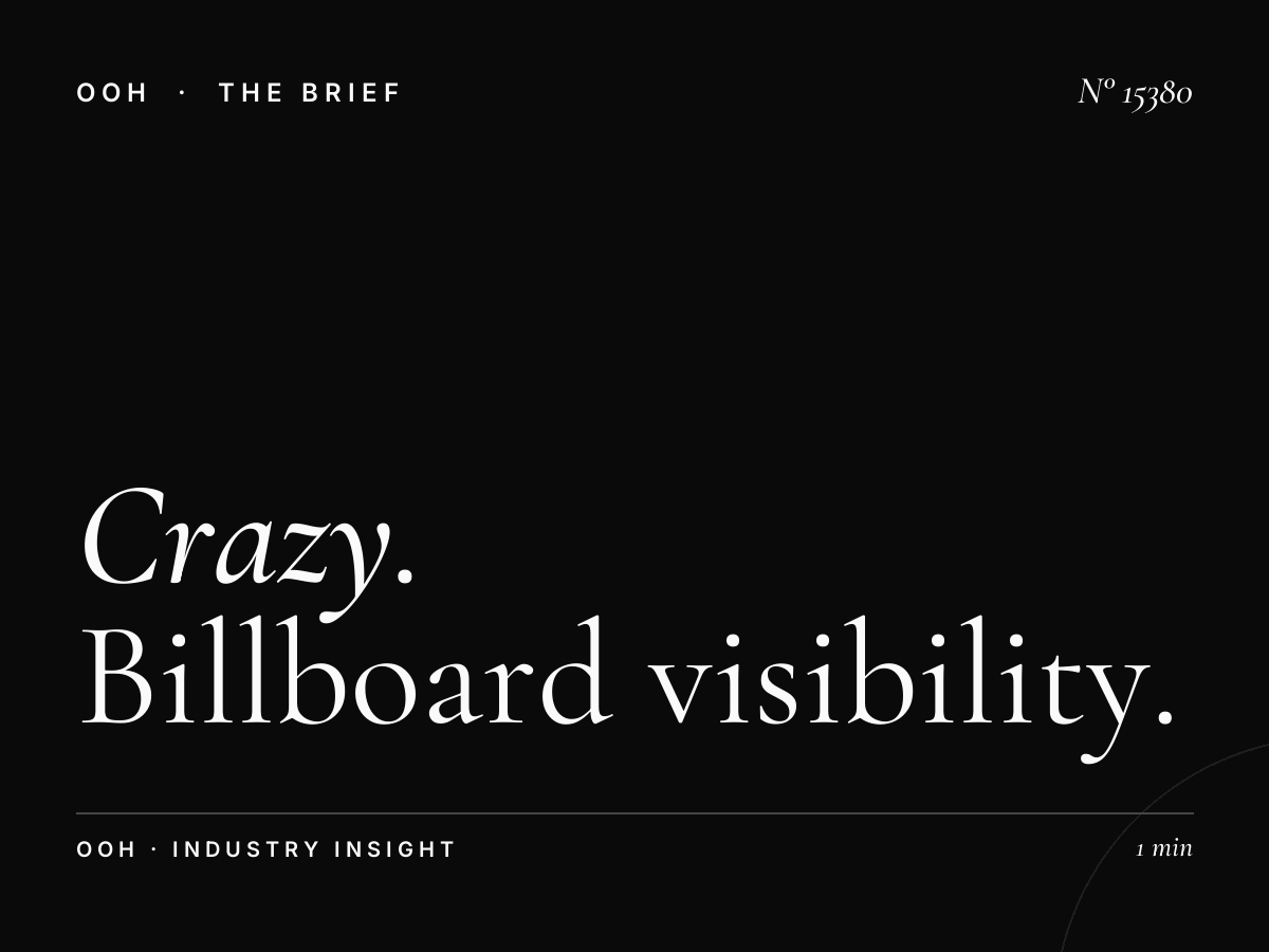 Crazy Billboard Impact Qatar: Billboard Visibility