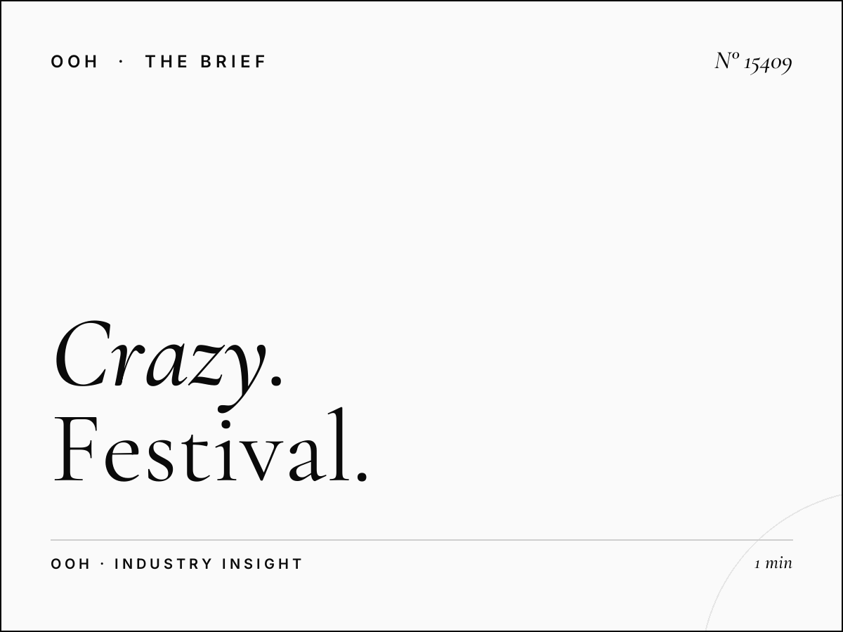 Crazy Billboard Event Marketing Qatar: Festival