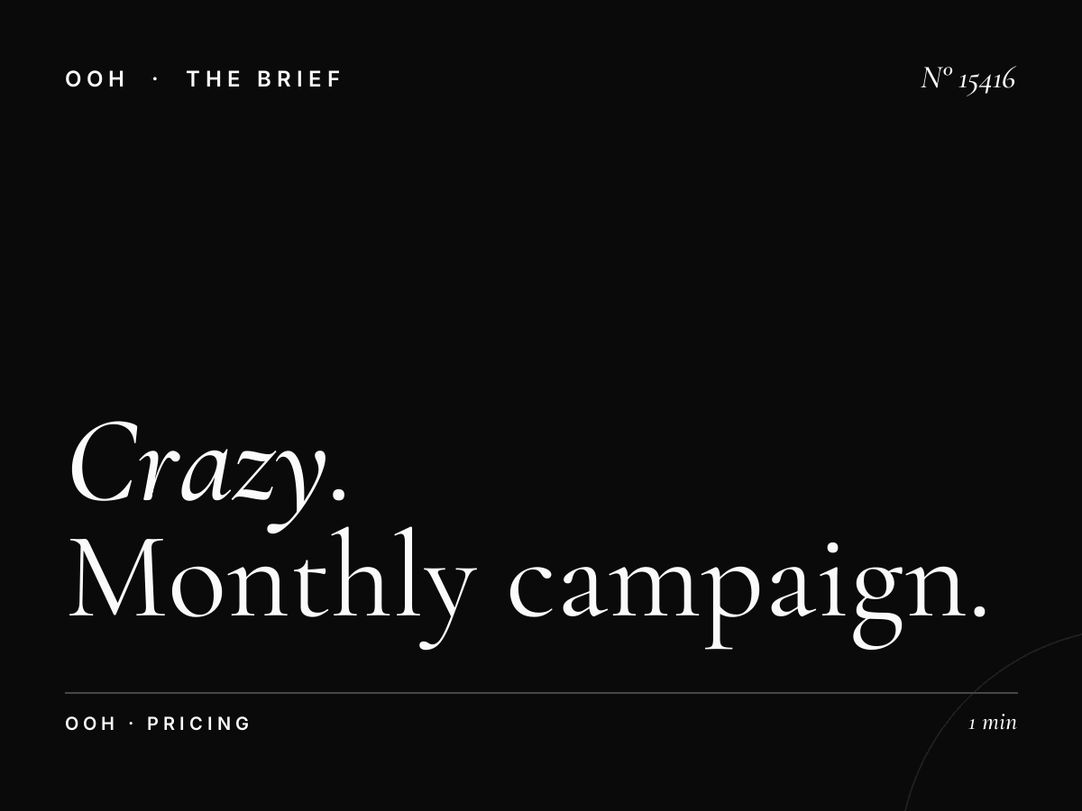 Crazy Billboard Rates Qatar: Monthly Campaign Pricing