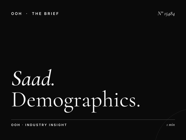 Al Saad Static Hoarding Audience: Demographics