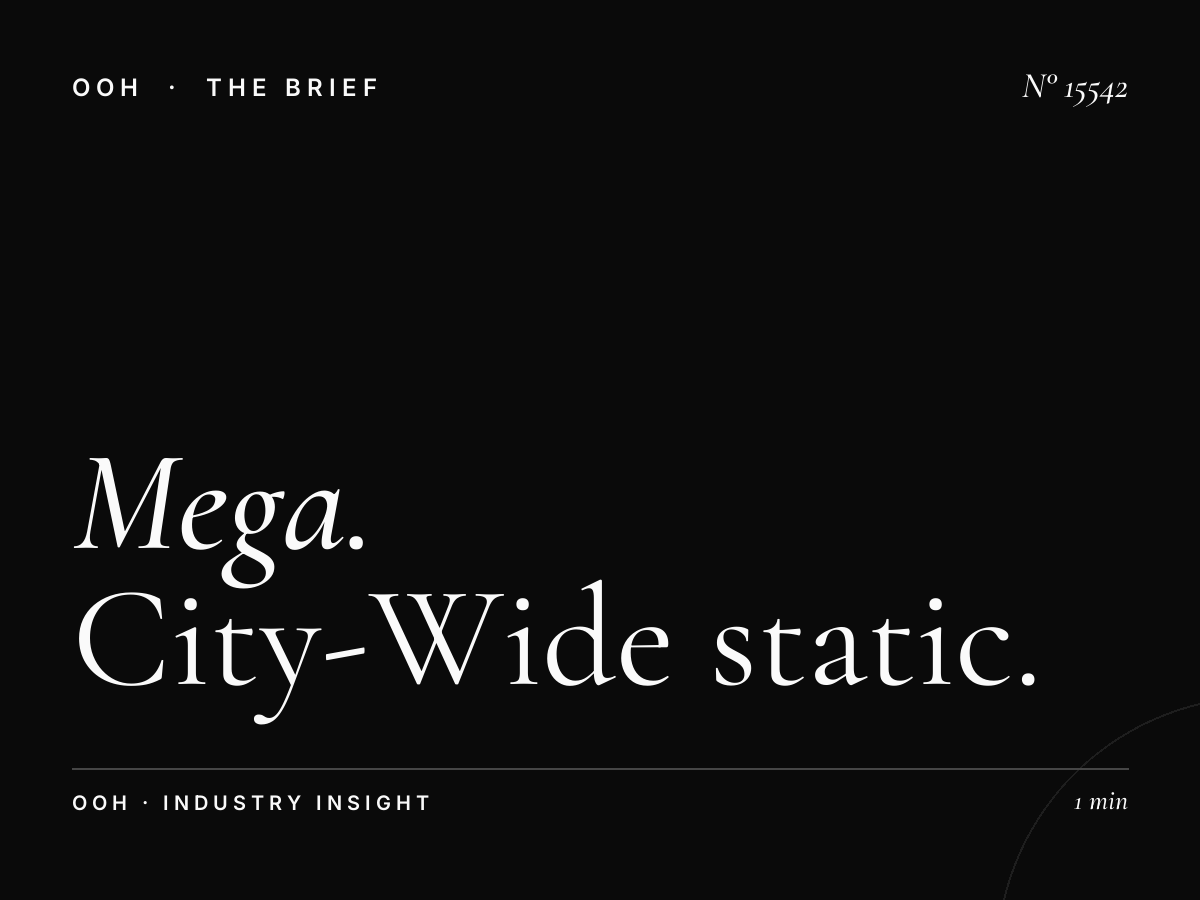 Mega Dominance Qatar: City-Wide Static Billboard Network