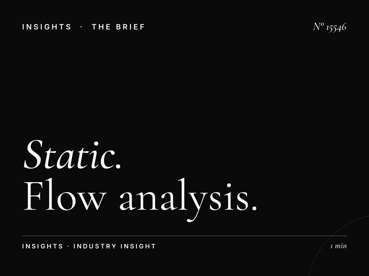 Static Mega Dominance Traffic: Flow Analysis