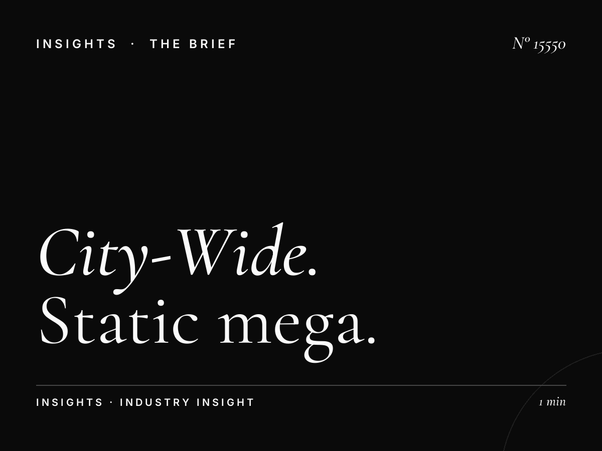 City-Wide Network Quality: Static Mega Longevity