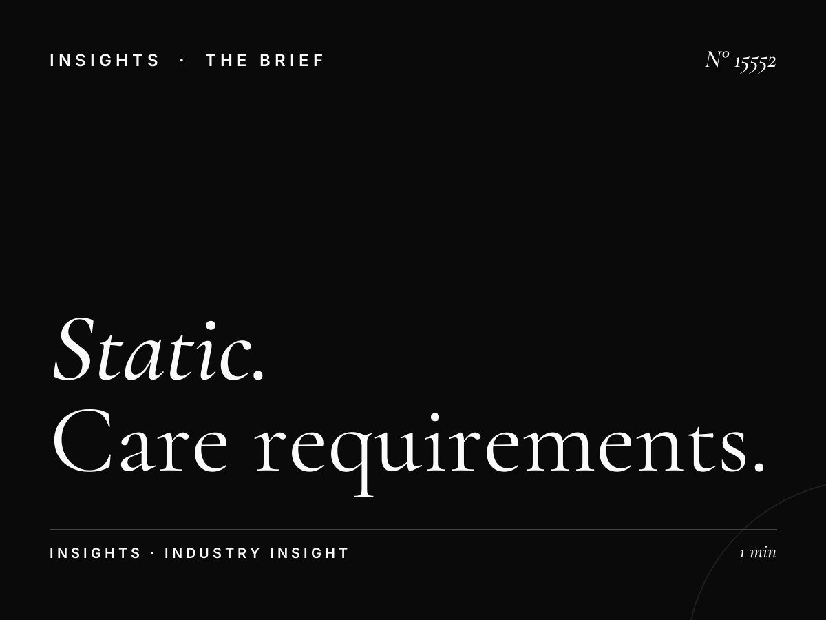Static Mega Dominance Maintenance: Care Requirements