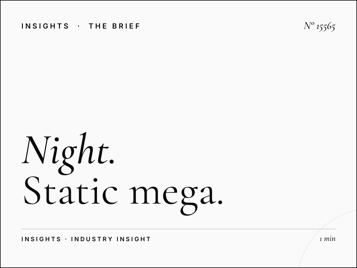 Night City-Wide Network: Static Mega After-Dark