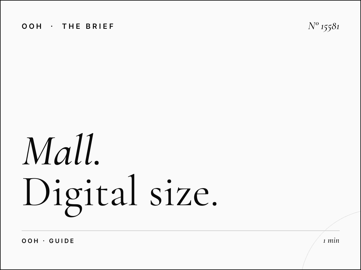 Mall of Qatar Digital South Facade Format: Digital Size Guide