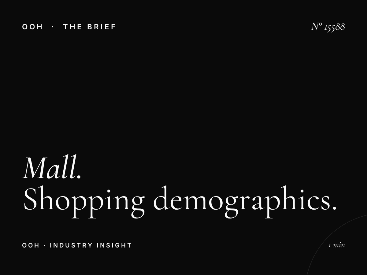 Mall of Qatar South Facade Audience: Shopping Demographics