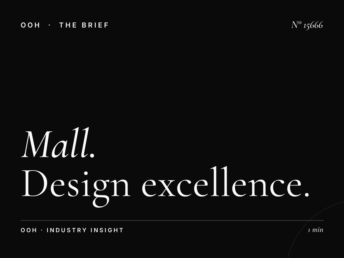 Mall of Qatar Digital South Facade Creative: Design Excellence in Premium Retail Advertising