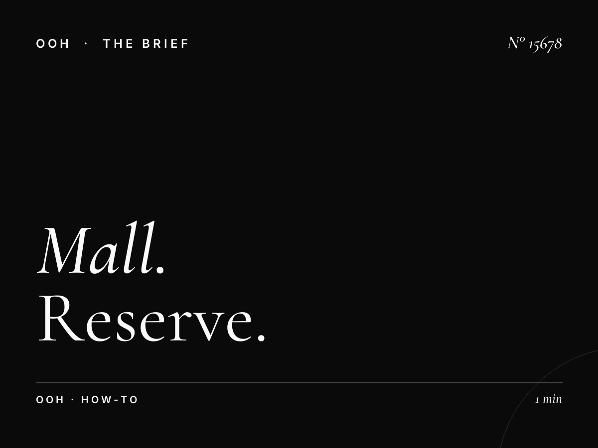 Mall of Qatar Digital South Facade Booking: How to Reserve