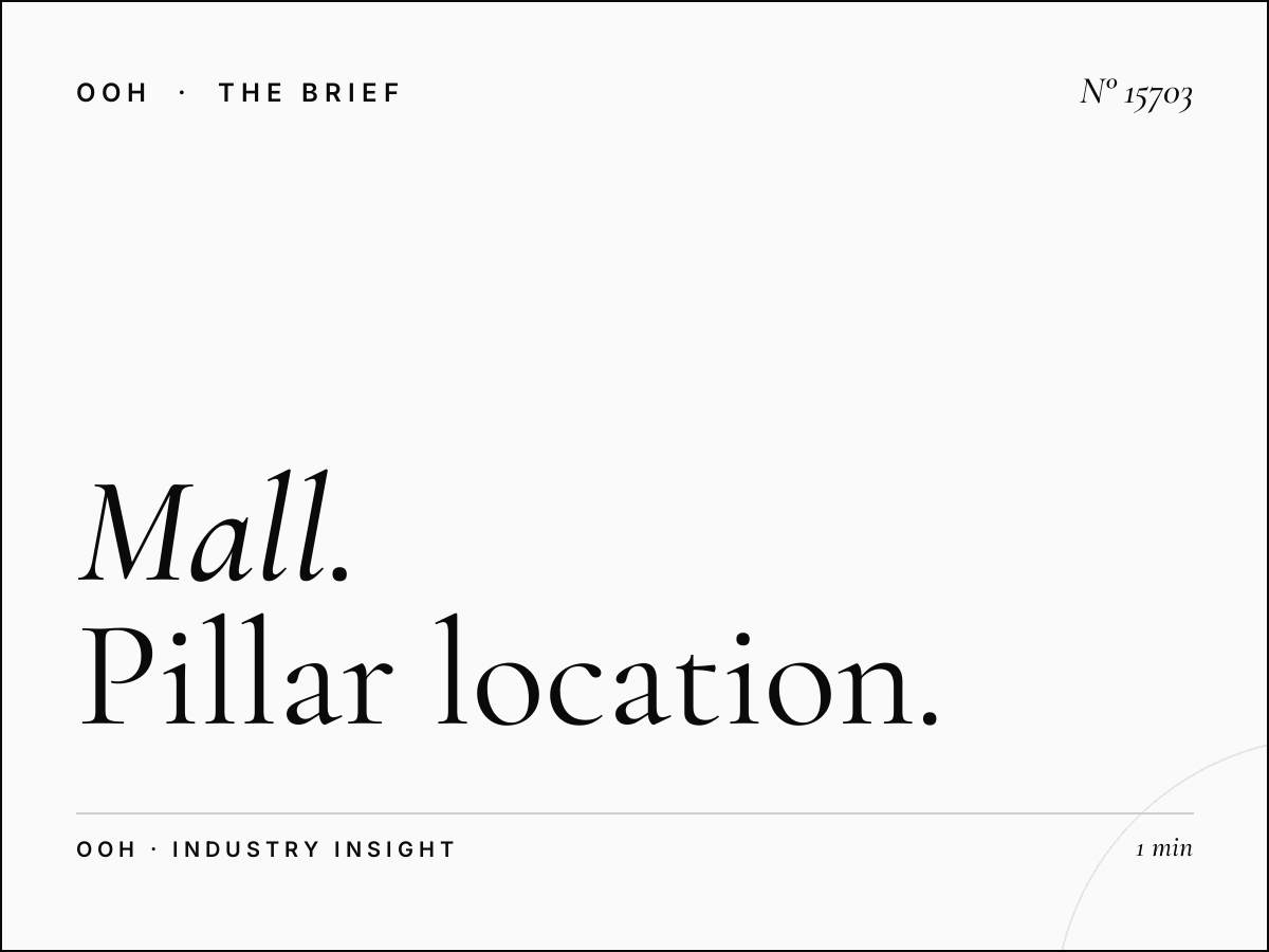 Mall of Qatar Digital Pillars Placement: Pillar Location