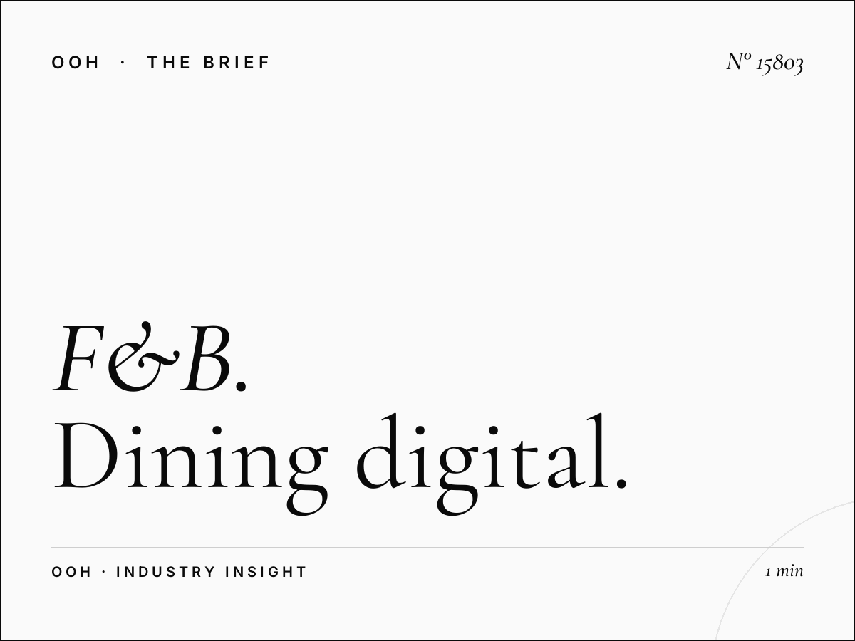 F&B Restaurants Mall of Qatar Icons: Dining Digital
