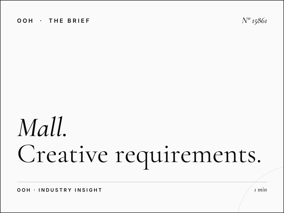 Mall of Qatar Digital Icons Content: Creative Requirements