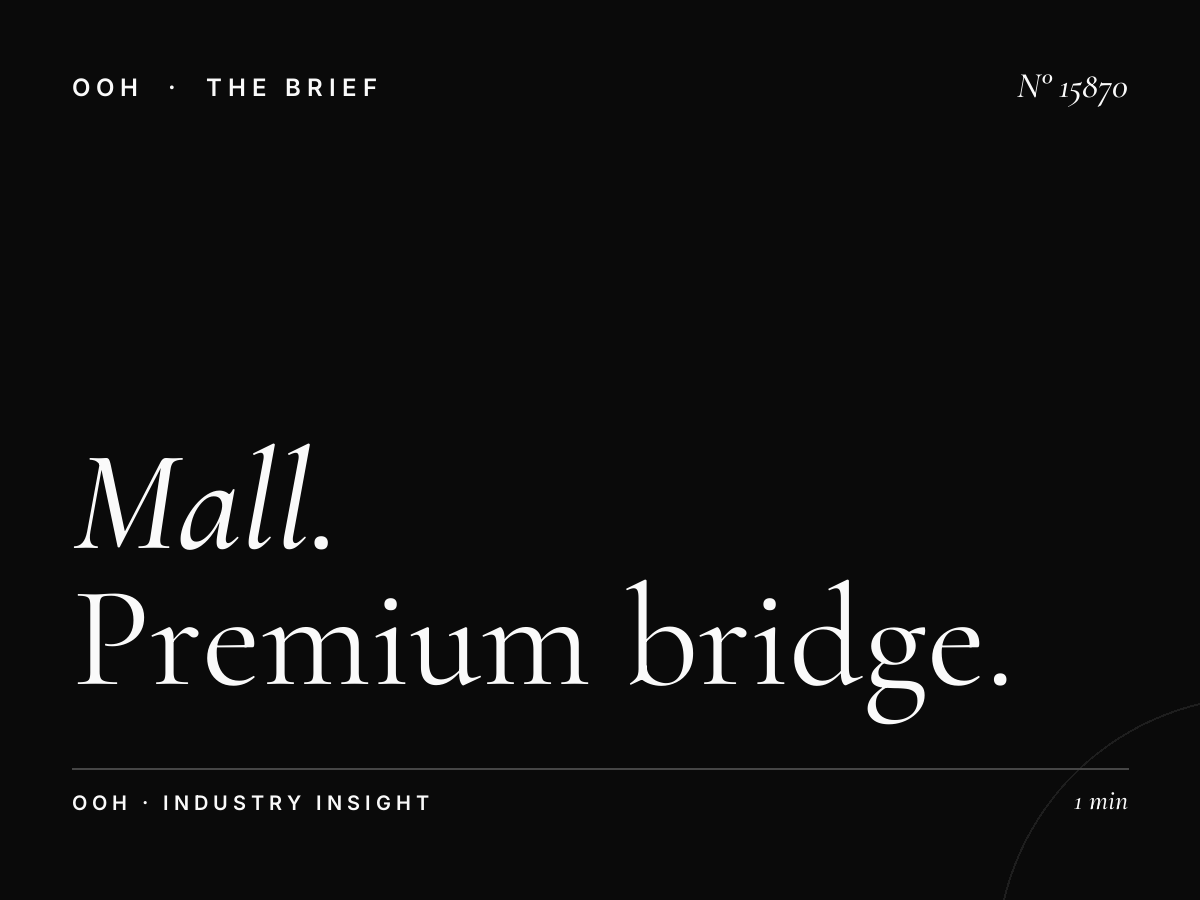 Mall of Qatar Digital Link Bridges Site: Premium Bridge Spots