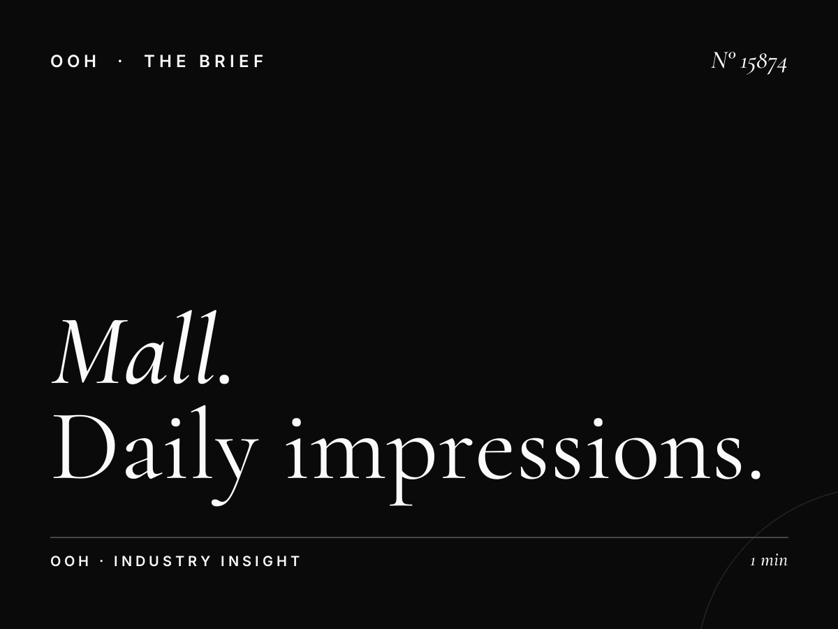 Mall of Qatar Digital Link Bridges Reach: Daily Impressions