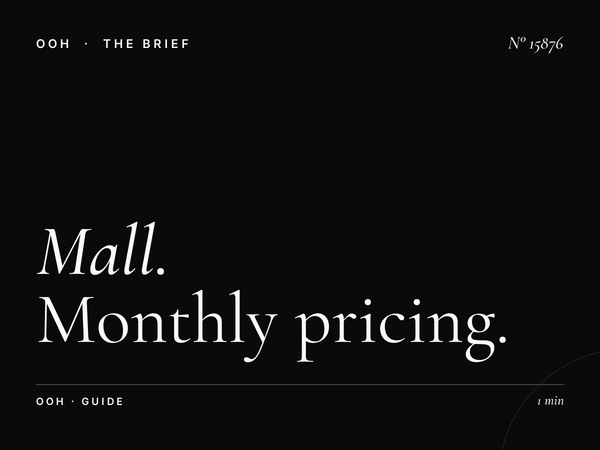 Mall of Qatar Digital Link Bridges Rates: Monthly Pricing Guide for Strategic Media Buyers