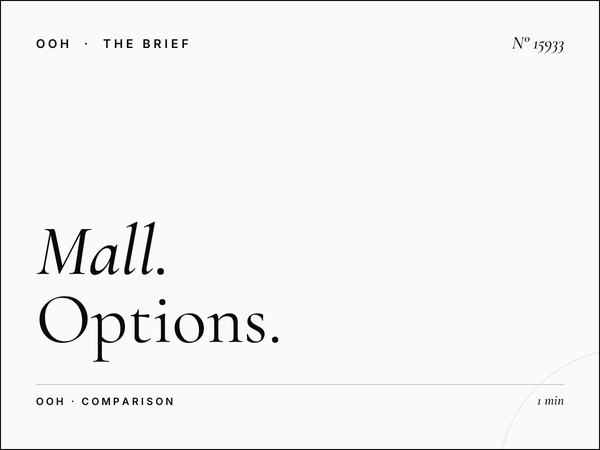Mall of Qatar Digital Link Bridges vs Print: Options