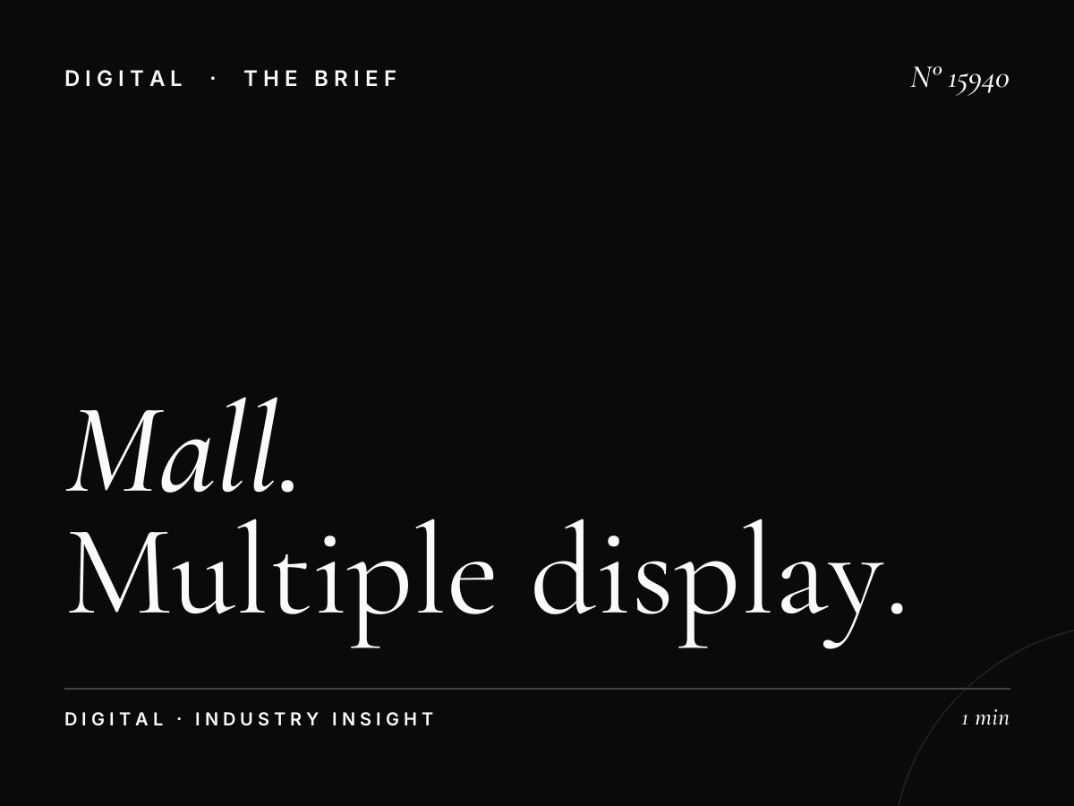 Mall of Qatar Digital Link Bridges Rotation: Multiple Display Advertising That Delivers Results