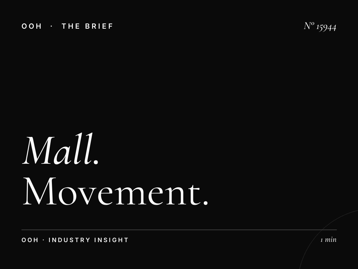 Mall of Qatar Digital Link Bridges Video Content: Movement