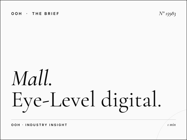 Mall of Qatar Digital MUPIs Visibility: Eye-Level Digital