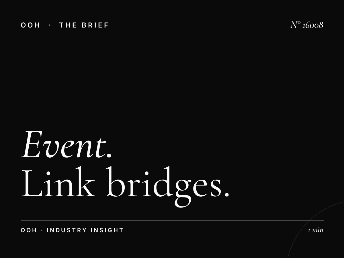 Event Advertising Mall of Qatar: Link Bridges Promotion