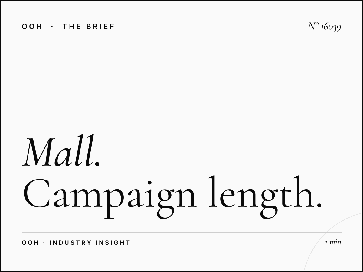 Mall of Qatar Digital MUPIs Duration: Campaign Length