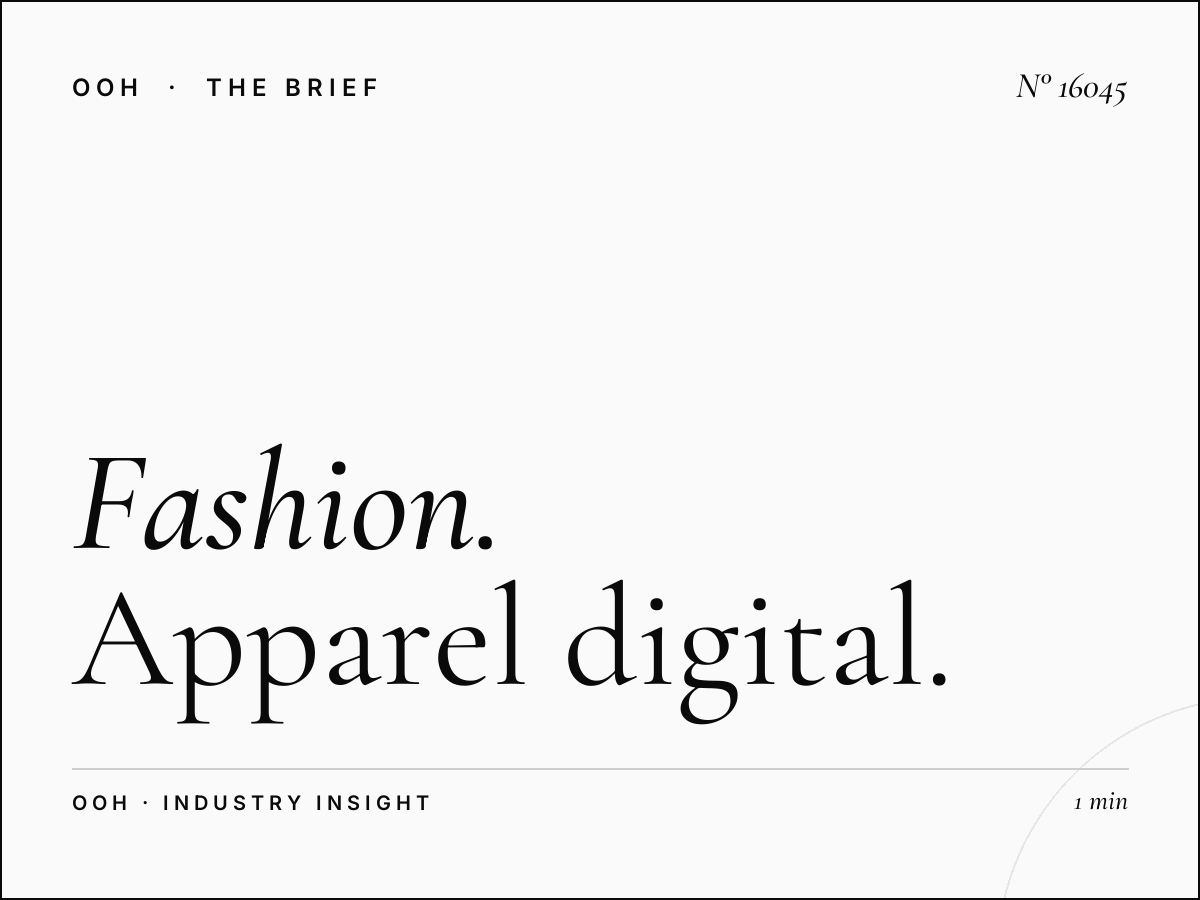 Fashion Brands Mall of Qatar Digital MUPIs: Apparel Digital