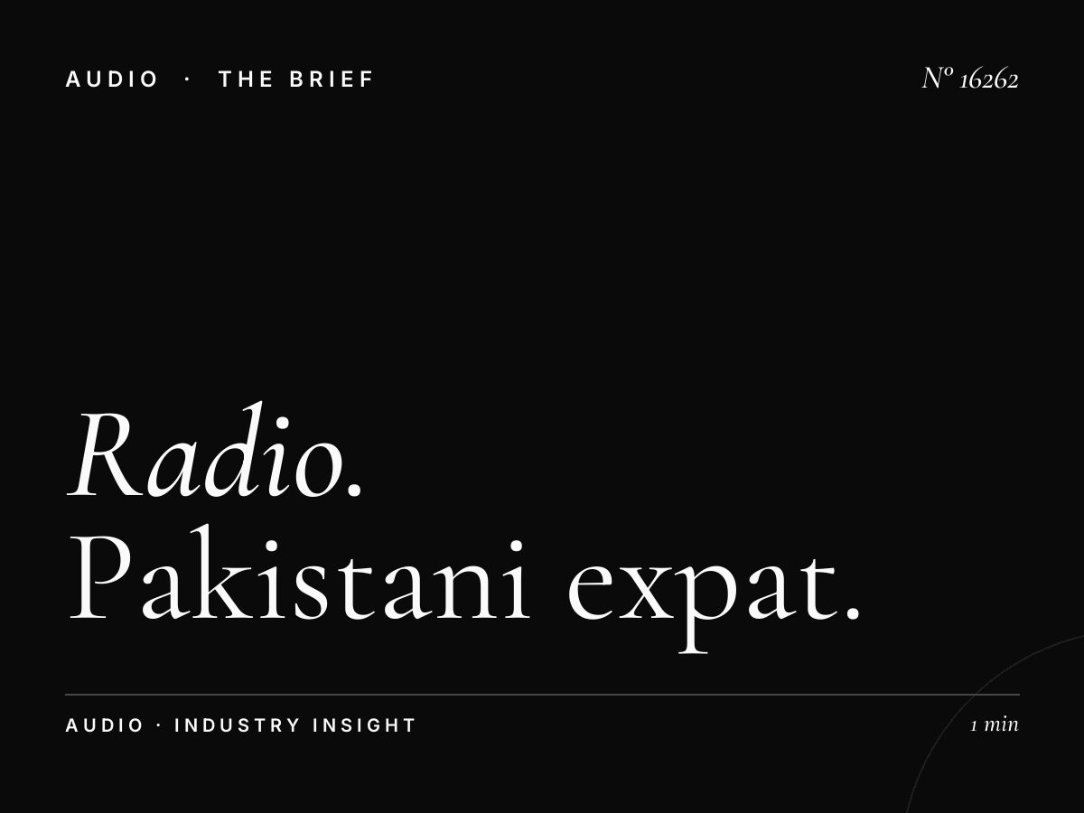 Radio Suno 91.7 Pakistani Community: Pakistani Expat Targeting
