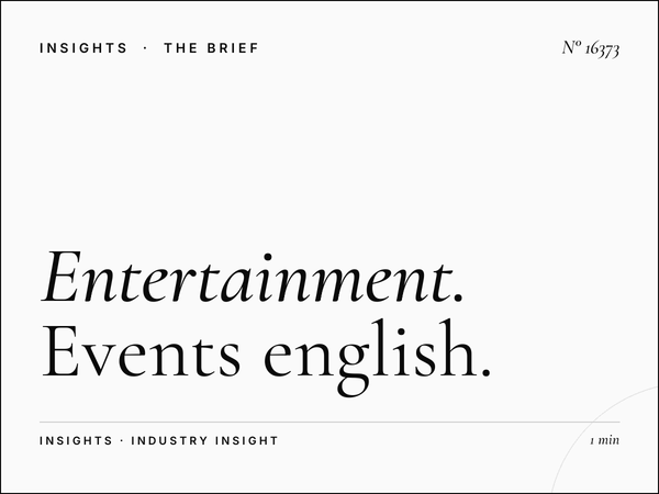 Entertainment QBS English 97.5: Events English Promotion