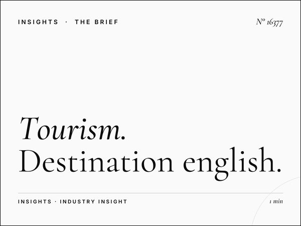Tourism QBS English 97.5: Destination English Campaign