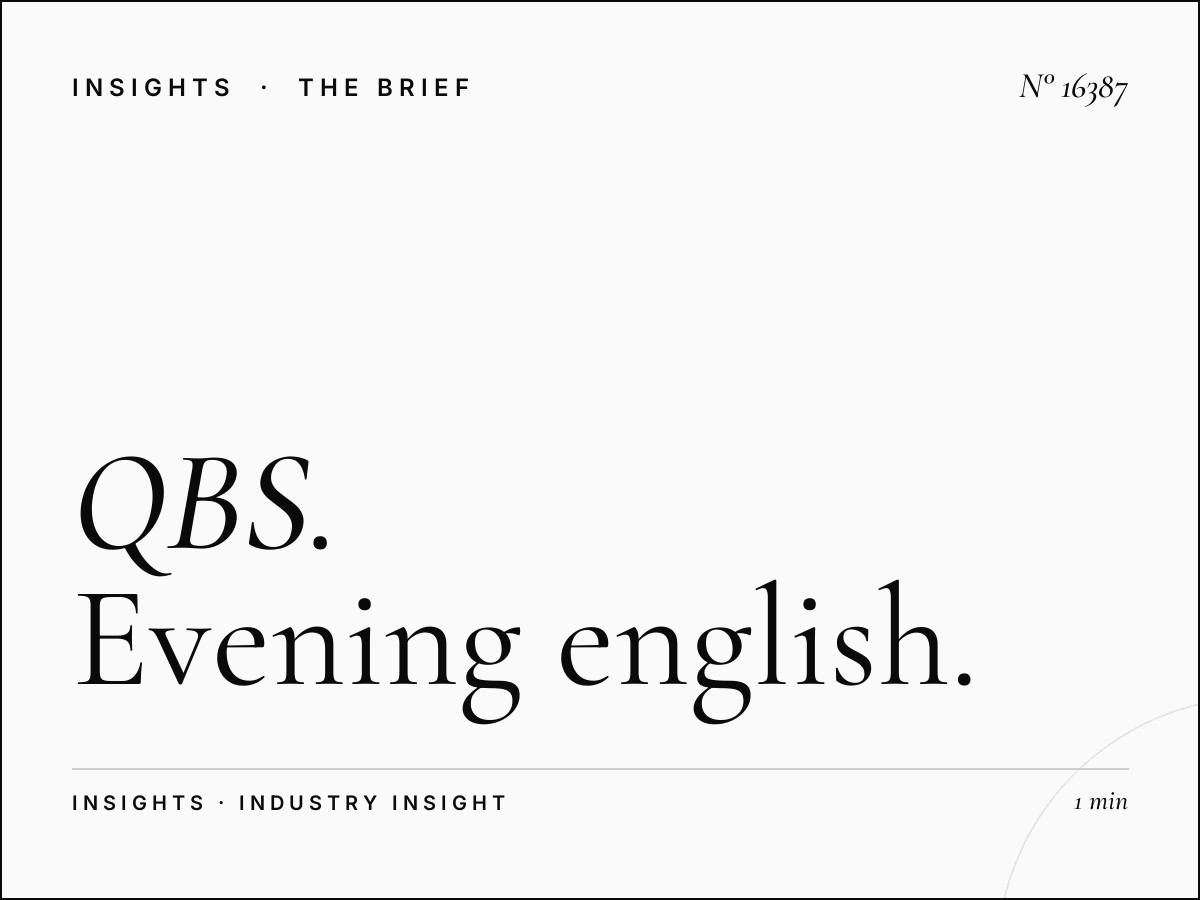QBS English 97.5 Drive Time: Evening English Commuter