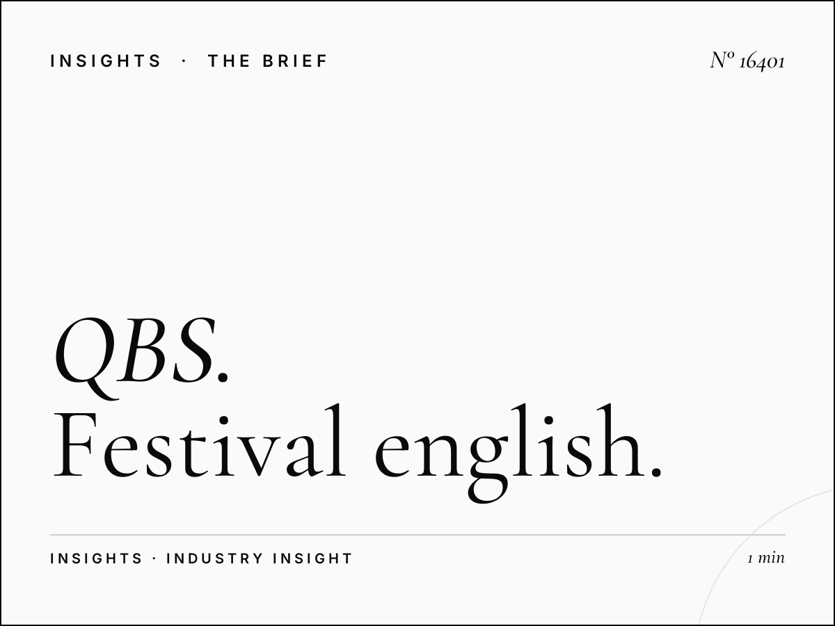 QBS English 97.5 Eid Advertising: Festival English Campaign