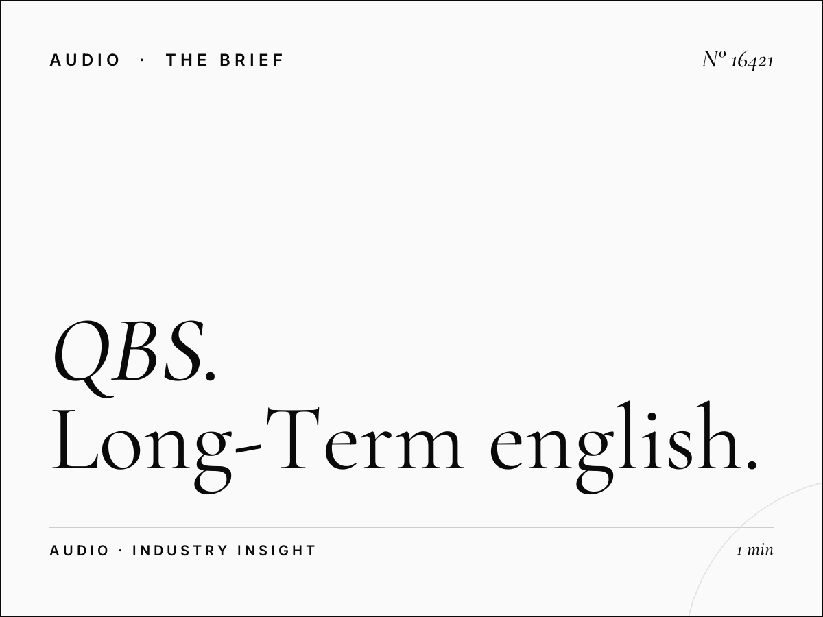 QBS English 97.5 Brand Partnership: Long-Term English Radio