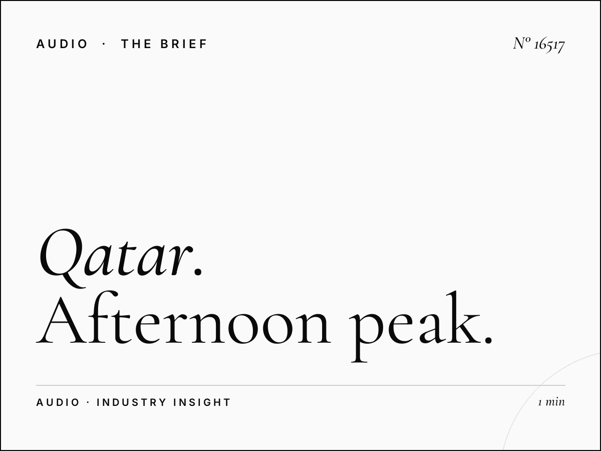 Qatar Radio 90.8 Evening Commute: Afternoon Peak State