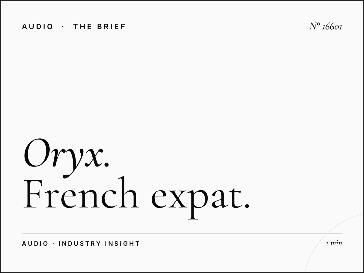 Oryx French Radio 94.0 Demographics: French Expat Market