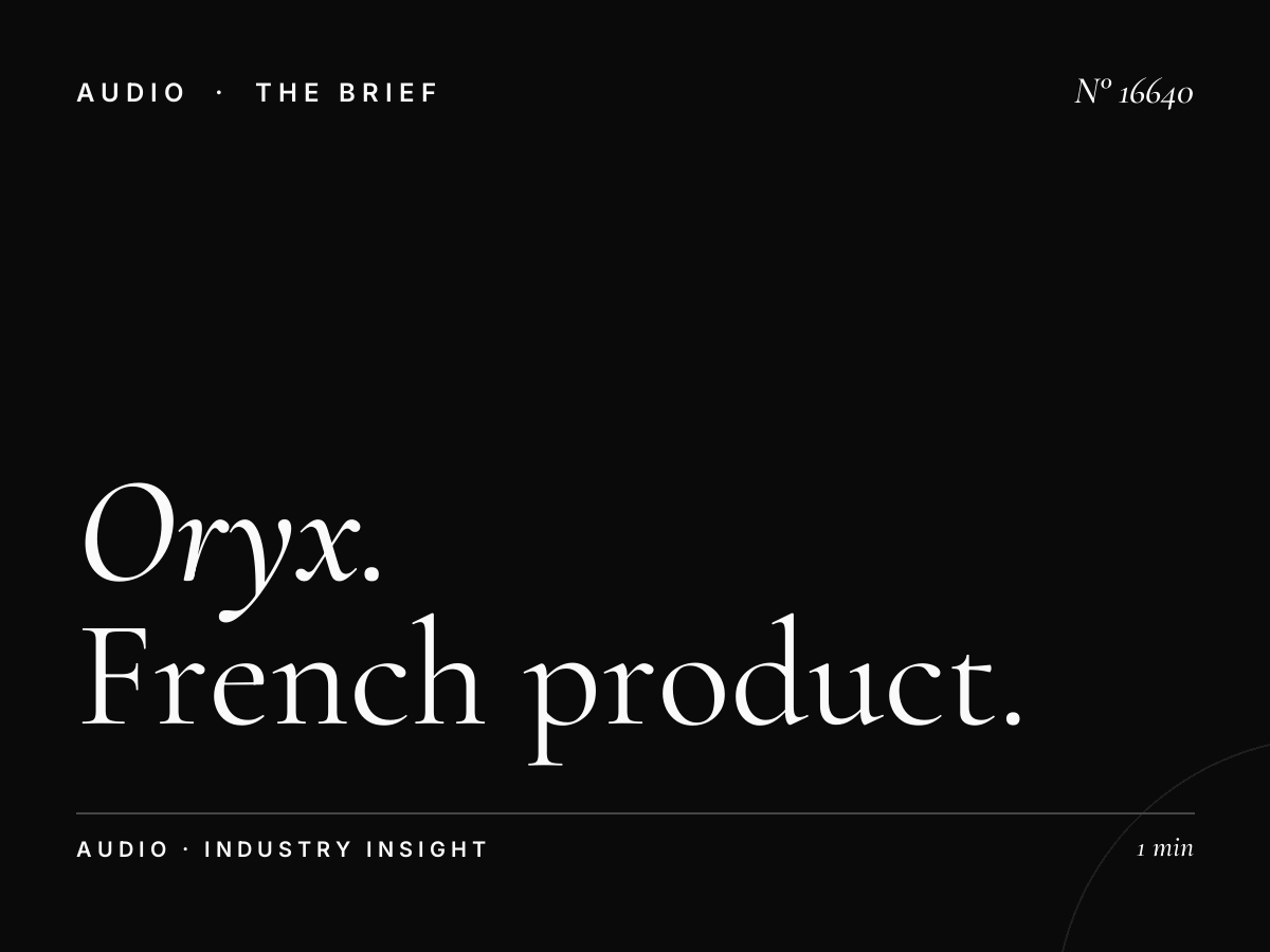 Oryx French Radio 94.0 Launch Campaign: French Product Launch
