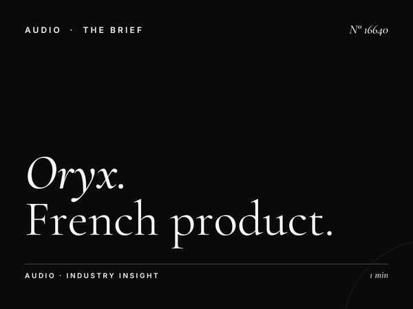 Oryx French Radio 94.0 Launch Campaign: French Product Launch
